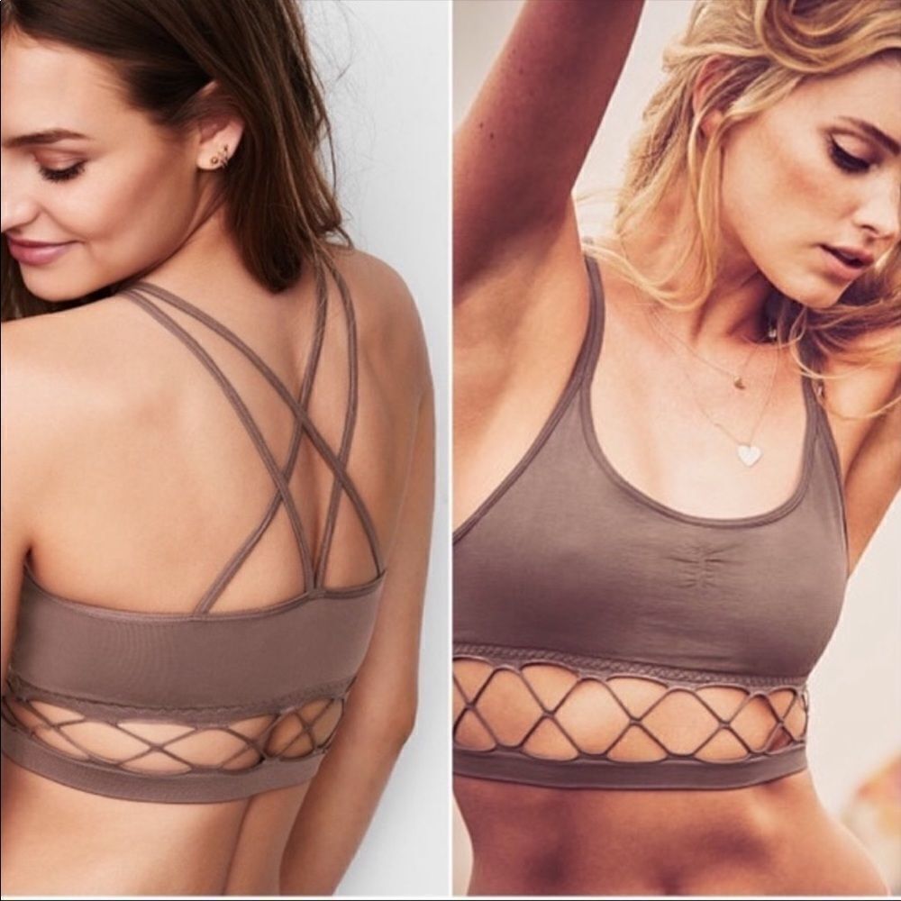 Victoria’s Secret cutout ruched bralette bra